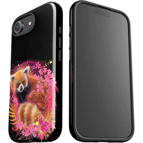 Red Panda with Flowers by Sheena Pike iPhone 16e Impact Case
