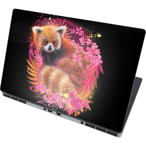 Red Panda with Flowers by Sheena Pike Dell Precision Skin