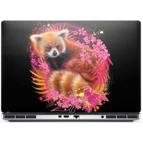 Red Panda with Flowers by Sheena Pike Dell Precision Skin