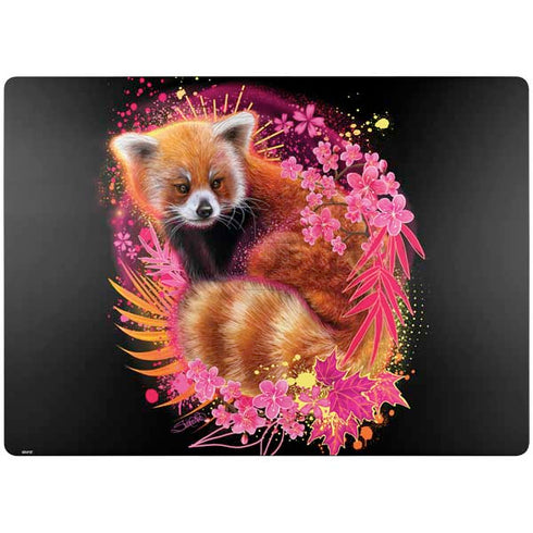 Red Panda with Flowers by Sheena Pike Surface Laptop 7 13.8in Skin