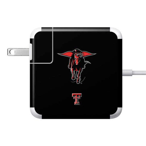 Texas Tech University Red Raiders Logo 85W Power Adapter (15 and 17 inch MacBook Pro Charger) Skin