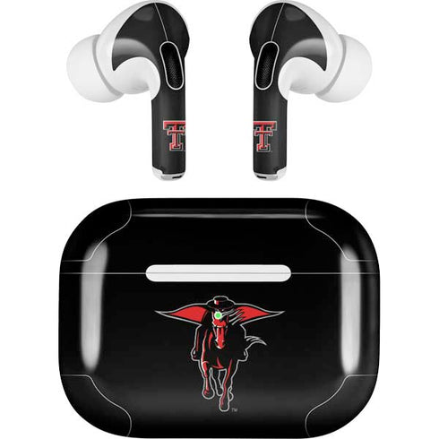Texas Tech University Red Raiders Logo AirPods Pro 2nd Gen Skin