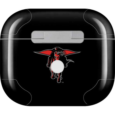 Texas Tech University Red Raiders Logo Apple AirPods (3rd Gen 2021) Skin