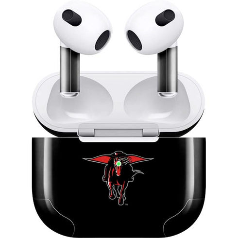 Texas Tech University Red Raiders Logo Apple AirPods (3rd Gen 2021) Skin