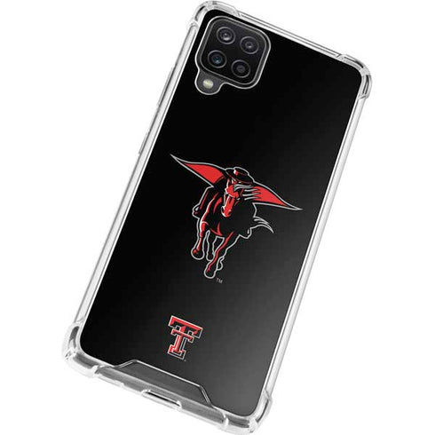 Texas Tech University Red Raiders Logo Galaxy A12 Clear Case