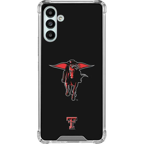 Texas Tech University Red Raiders Logo Galaxy A13 5G Clear Case