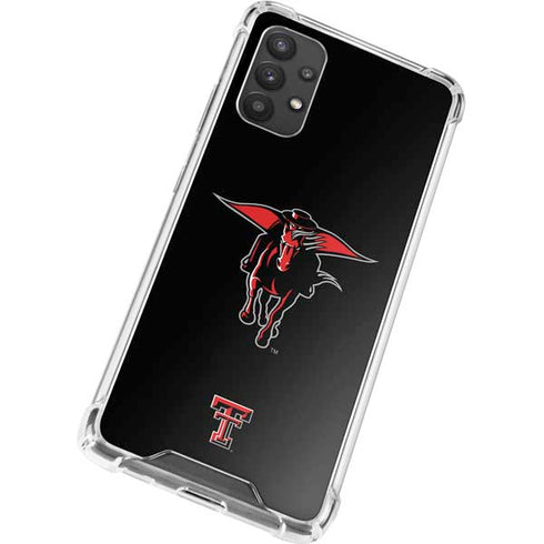 Texas Tech University Red Raiders Logo Galaxy A32 5G Clear Case