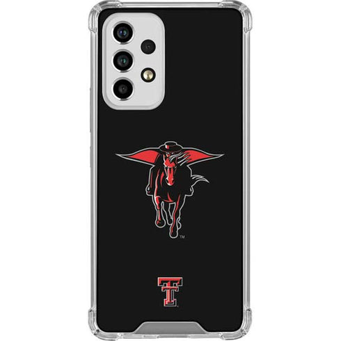 Texas Tech University Red Raiders Logo Galaxy A33 5G Clear Case