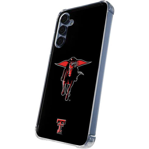 Texas Tech University Red Raiders Logo Galaxy A35 5G Clear Case