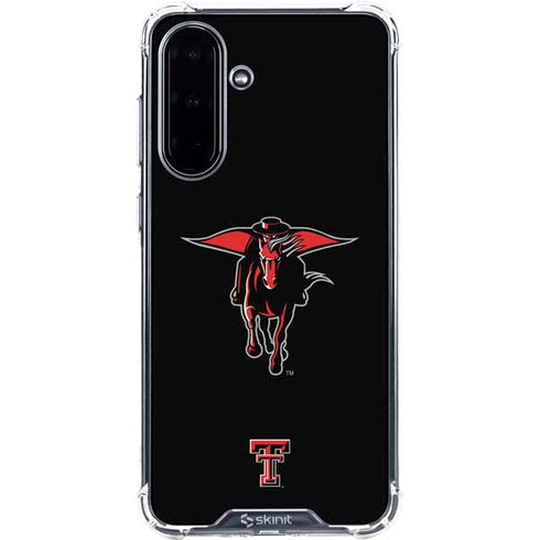 Texas Tech University Red Raiders Logo Galaxy A36 5G Clear Case