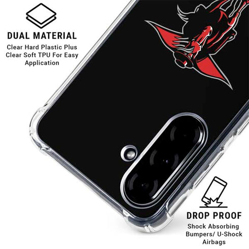 Texas Tech University Red Raiders Logo Galaxy A36 5G Clear Case