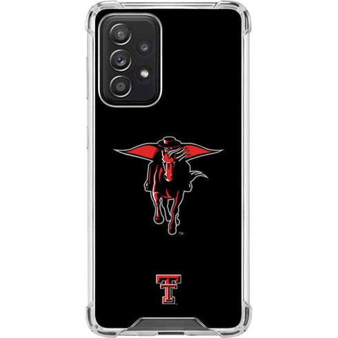 Texas Tech University Red Raiders Logo Galaxy A52 5G Clear Case
