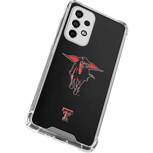 Texas Tech University Red Raiders Logo Galaxy A53 5G Clear Case
