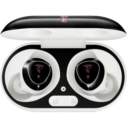 Texas Tech University Red Raiders Logo Galaxy Buds Plus Skin