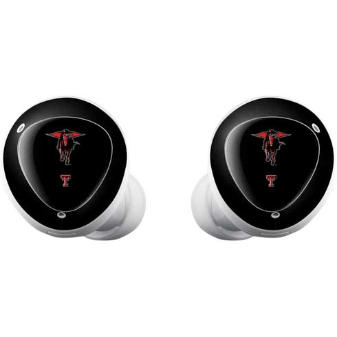 Texas Tech University Red Raiders Logo Galaxy Buds Plus Skin