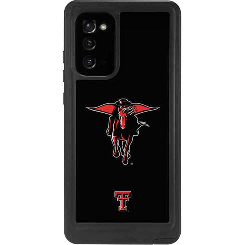 Texas Tech University Red Raiders Logo Galaxy Note20 5G Waterproof Case
