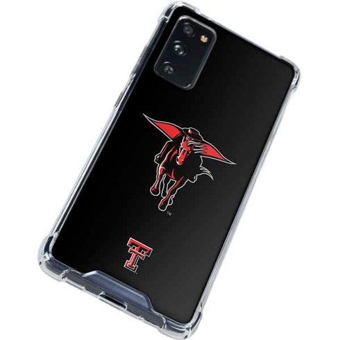 Texas Tech University Red Raiders Logo Galaxy S20 FE Clear Case