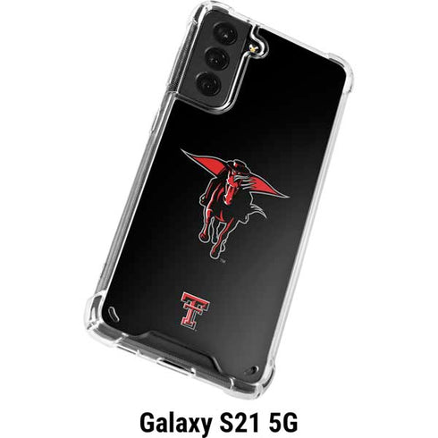 Texas Tech University Red Raiders Logo Galaxy S21 5G Clear Case