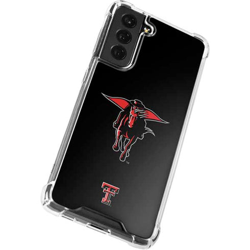 Texas Tech University Red Raiders Logo Galaxy S21 FE Clear Case