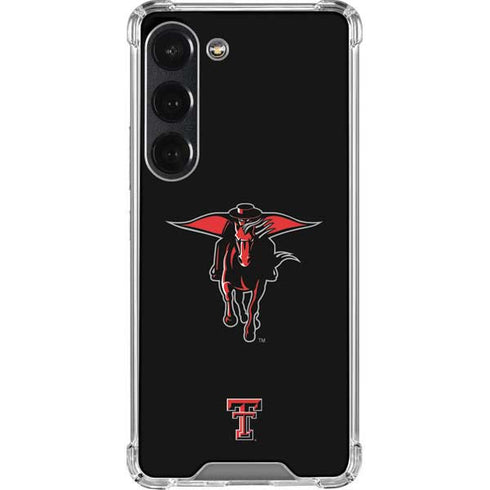 Texas Tech University Red Raiders Logo Galaxy S23 Clear Case