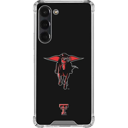 Texas Tech University Red Raiders Logo Galaxy S23 Plus Clear Case