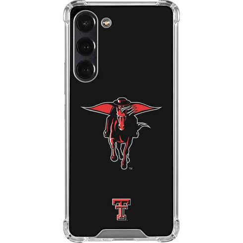 Texas Tech University Red Raiders Logo Galaxy S24 FE Clear Case