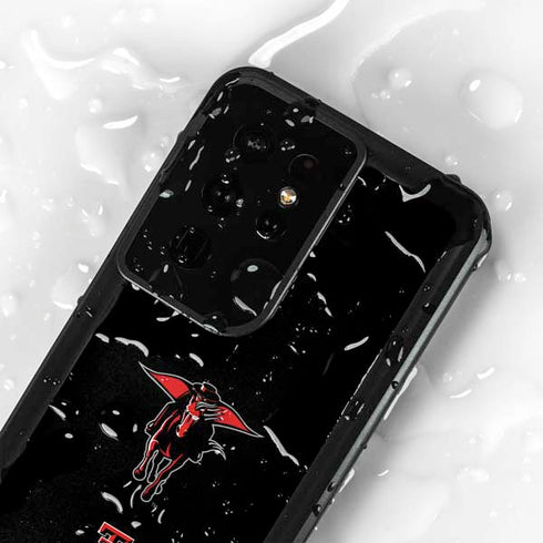 Texas Tech University Red Raiders Logo Galaxy S24 Ultra Waterproof Case