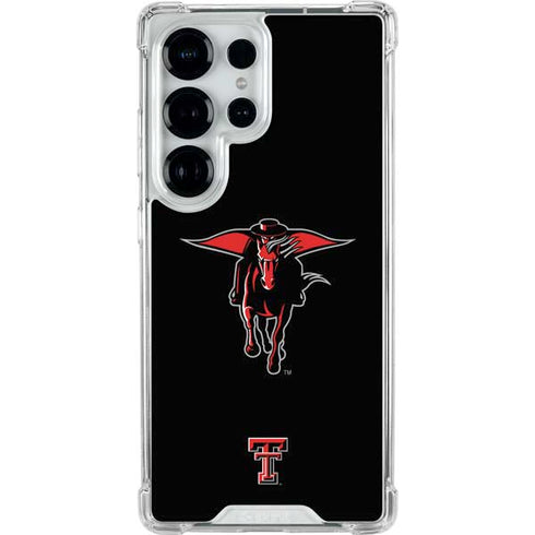 Texas Tech University Red Raiders Logo Galaxy S25 Ultra Clear Case