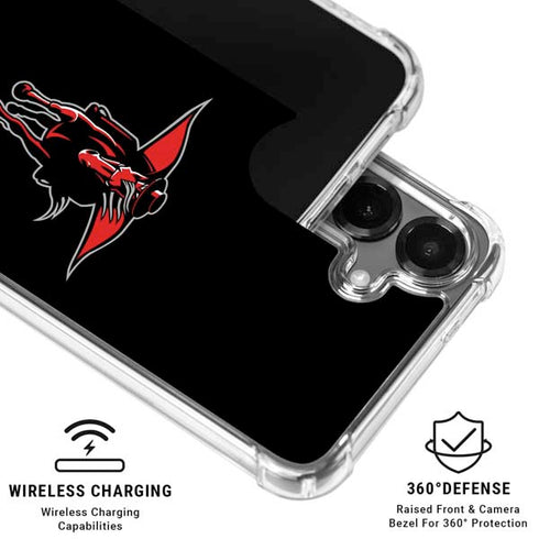 Texas Tech University Red Raiders Logo Galaxy S26 Clear Case