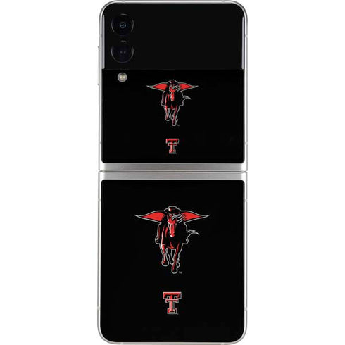 Texas Tech University Red Raiders Logo Galaxy Z Flip3 5G Skin