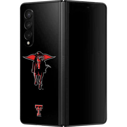 Texas Tech University Red Raiders Logo Galaxy Z Fold3 5G Skin