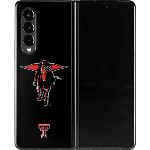 Texas Tech University Red Raiders Logo Galaxy Z Fold3 5G Skin