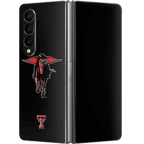 Texas Tech University Red Raiders Logo Galaxy Z Fold4 5G Skin