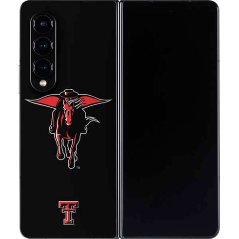 Texas Tech University Red Raiders Logo Galaxy Z Fold4 5G Skin