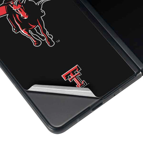 Texas Tech University Red Raiders Logo Galaxy Z Fold4 5G Skin