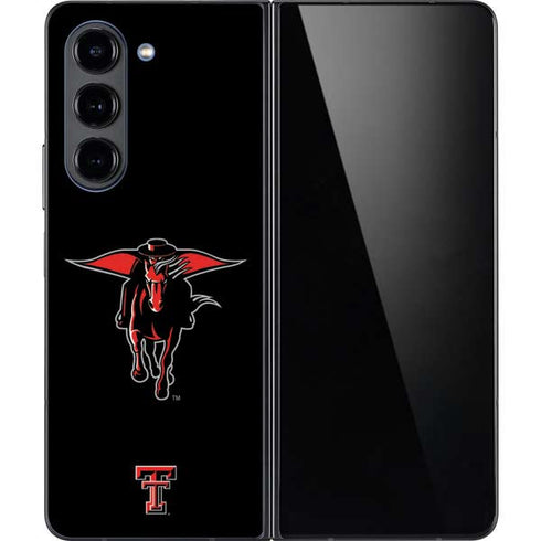 Texas Tech University Red Raiders Logo Galaxy Z Fold5 5G Skin