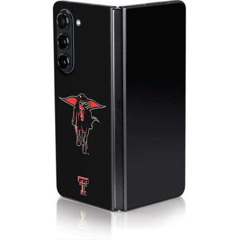 Texas Tech University Red Raiders Logo Galaxy Z Fold5 5G Skin