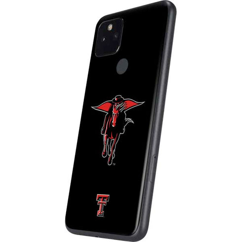 Texas Tech University Red Raiders Logo Google Pixel 4a 5G Skin