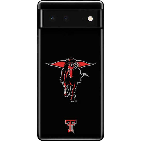 Texas Tech University Red Raiders Logo Google Pixel 6 Skin