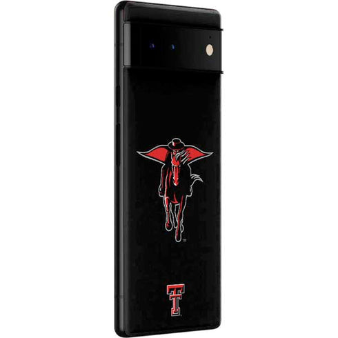 Texas Tech University Red Raiders Logo Google Pixel 6 Skin