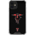 Texas Tech University Red Raiders Logo iPhone 12 Clear Case