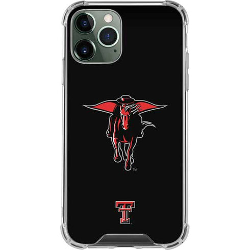 Texas Tech University Red Raiders Logo iPhone 12 Pro Clear Case
