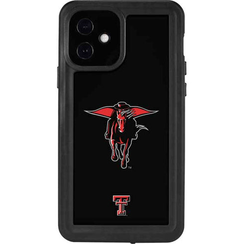 Texas Tech University Red Raiders Logo iPhone 12 Waterproof Case