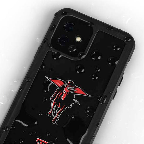 Texas Tech University Red Raiders Logo iPhone 12 Waterproof Case
