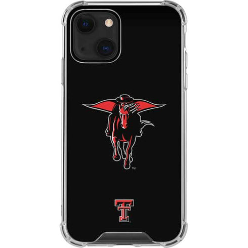Texas Tech University Red Raiders Logo iPhone 13 Mini Clear Case
