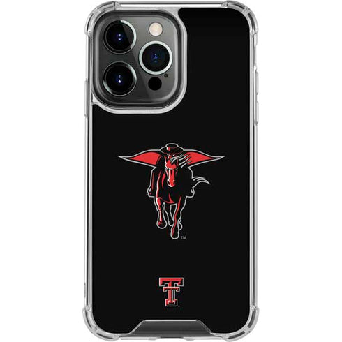 Texas Tech University Red Raiders Logo iPhone 13 Pro Clear Case