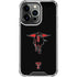 Texas Tech University Red Raiders Logo iPhone 13 Pro Clear Case