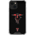 Texas Tech University Red Raiders Logo iPhone 14 Plus Clear Case