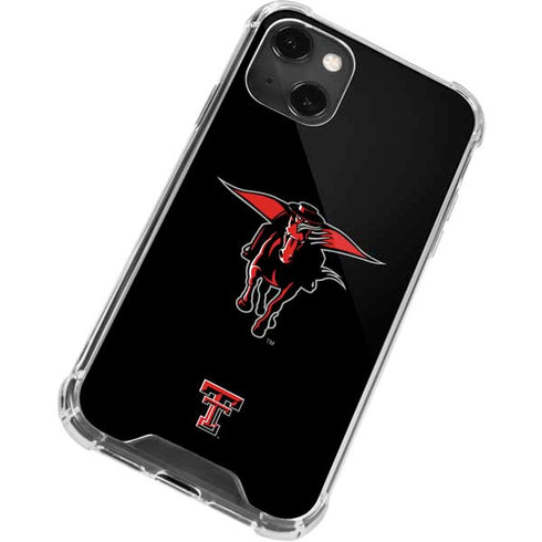 Texas Tech University Red Raiders Logo iPhone 14 Plus Clear Case