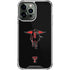 Texas Tech University Red Raiders Logo iPhone 14 Pro Max Clear Case
